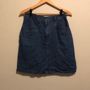 Vintage denim skirt